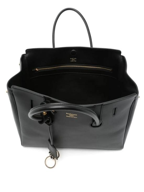  발렌시아가 크로커다일 이펙트 탑 핸들 숄더 백 813357 2ABAV1000 BLACK - BALENCIAGA
