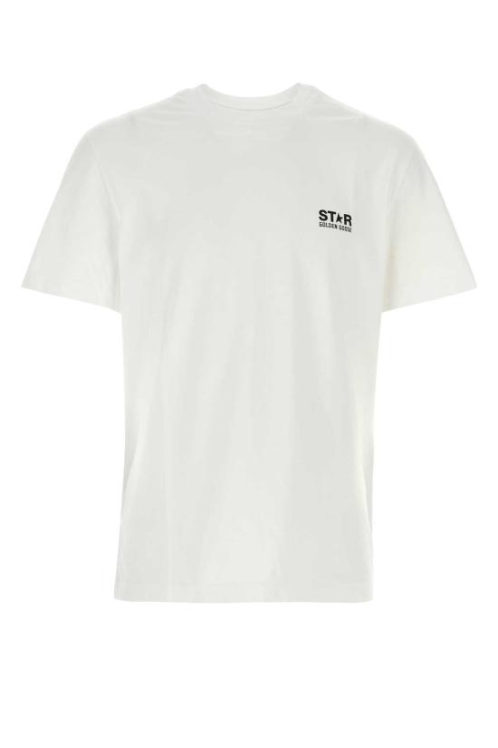 25FW 골든구스 반팔 티셔츠 GMP01220P00087910283 WHITE BLACK