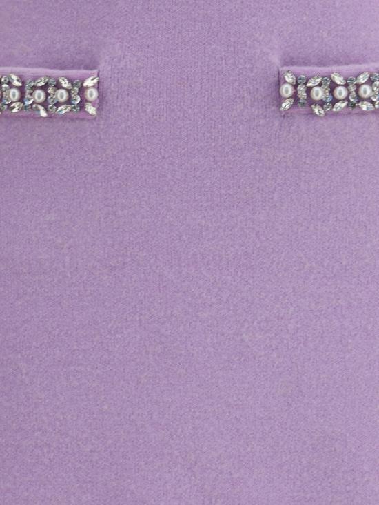 25FW 셀프 포트레이트 숏 스커트 PF25085SKL LILAC - SELF PORTRAIT