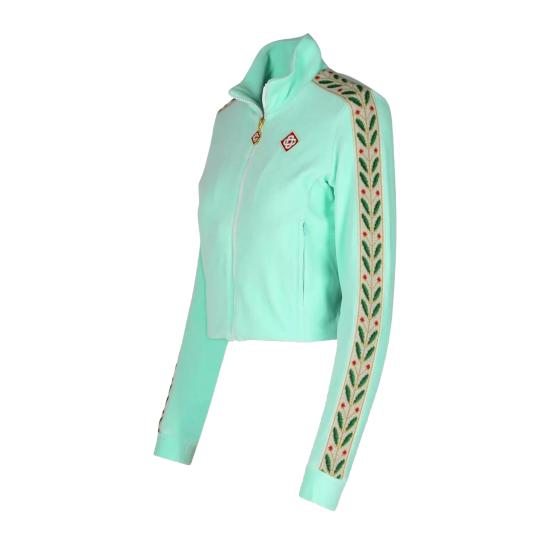 24FW 카사블랑카 후드 티셔츠 WPF24JTP16401 MINT - CASABLANCA