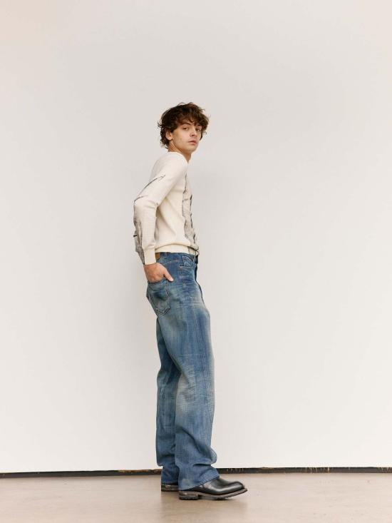  MM6 메종마르지엘라 스웨터 Mm6 메종 마르지엘라 V넥 - MM6 MAISON MARGIELA