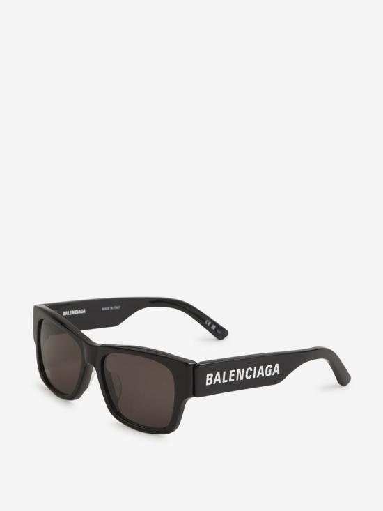 26FW 발렌시아가 맥스 스퀘어 Af 선글라스 725243 T0039 1000 BLACK DOM - BALENCIAGA
