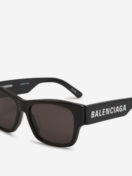 26FW 발렌시아가 맥스 스퀘어 Af 선글라스 725243 T0039 1000 BLACK DOM - BALENCIAGA