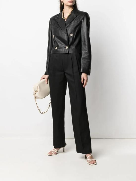 25SS 루루 스튜디오 스트레이트 팬츠 TAKAROABLACK Black - LOULOU STUDIO