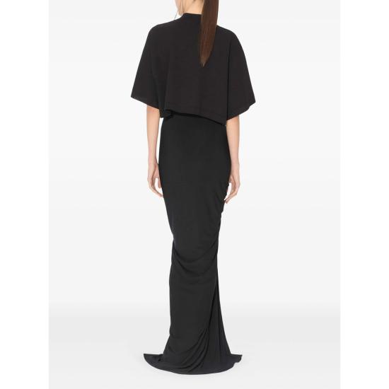 25FW 알라이아 롱 스커트 AA9J2378J050B 995 BLACK - ALAIA