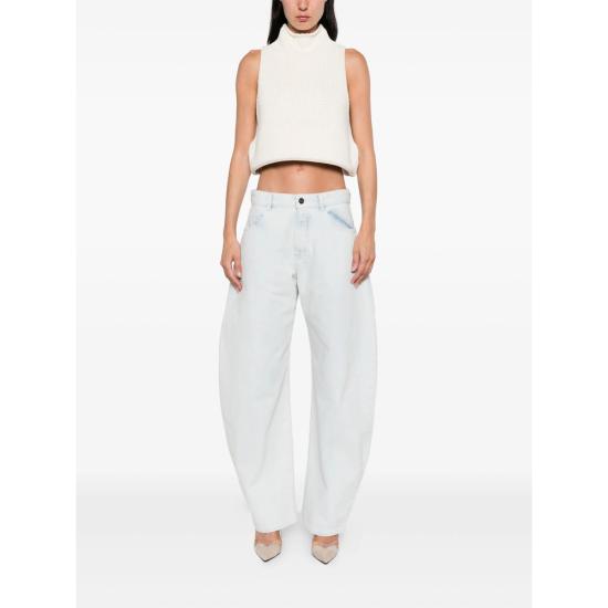 25FW 알라이아 데님 팬츠 AA9P1215D005B 523 BLUE - ALAIA