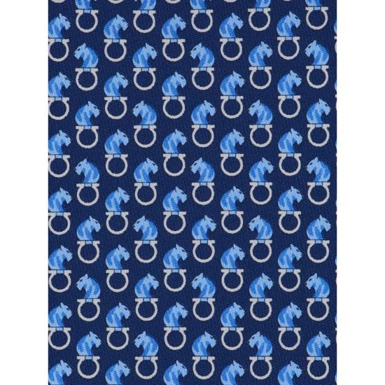 25FW 살바토레 페라가모 넥타이 351253 0784151 BLUSC BLUE - SALVATORE FERRAGAMO