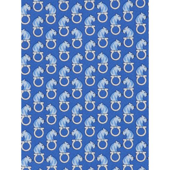 25FW 살바토레 페라가모 넥타이 351253 0784153 AZ BI BLUE - SALVATORE FERRAGAMO