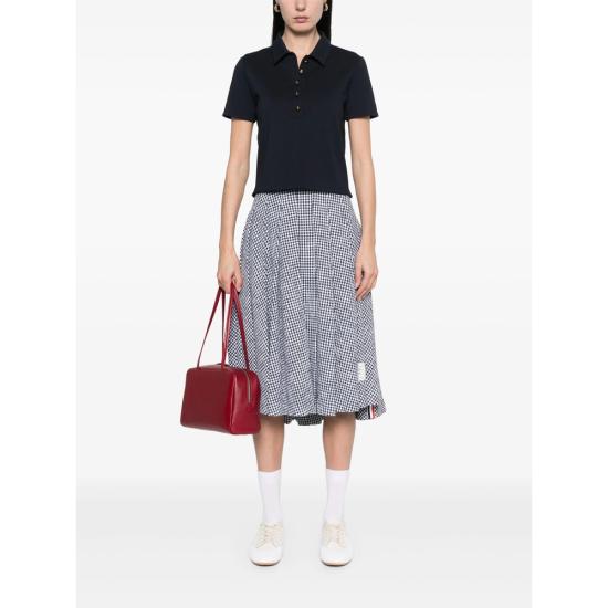 25FW 톰브라운 폴로 티셔츠 FJP111A J0215 415 BLUE - THOM BROWNE