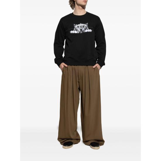 25FW 겐조 긴팔 티셔츠 FF65SW1504MF 99J BLACK - KENZO