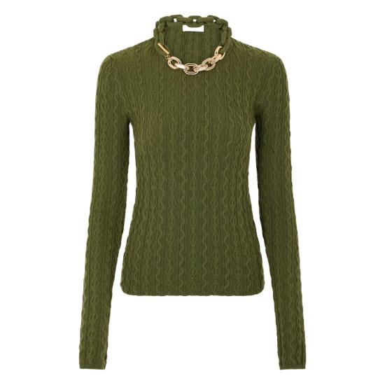 25FW 파코라반 긴팔 티셔츠 25AMPU049 ML0320 P303 GREEN