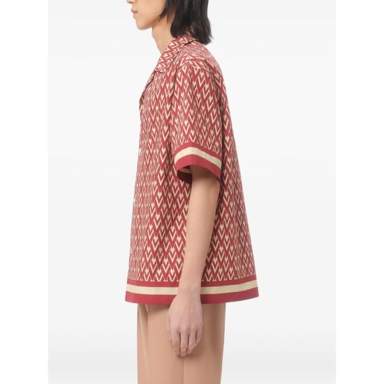 25FW 발렌티노 가라바니 반팔 셔츠 7V3AA111B20 CLT RED - VALENTINO GARAVANI