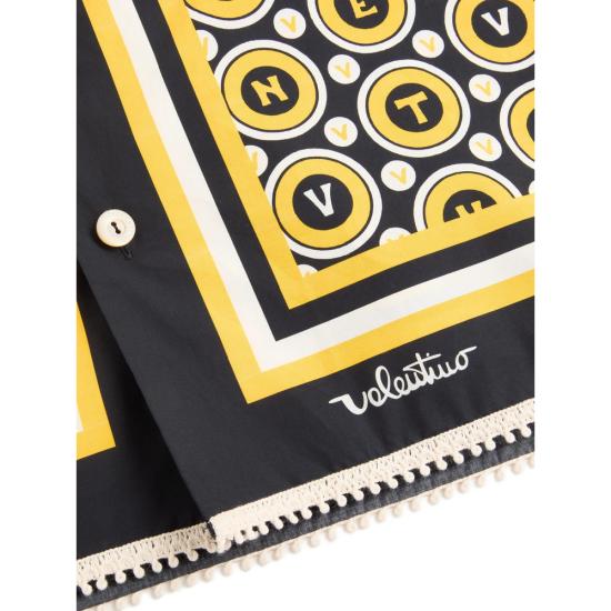 25FW 발렌티노 가라바니 반팔 셔츠 7V3AA111AYQ CLP YELLOW - VALENTINO GARAVANI