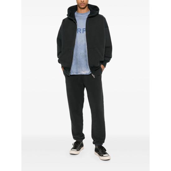 25FW 퍼플 브랜드 후드 티셔츠 P460 BFWB BLACK - PURPLE BRAND