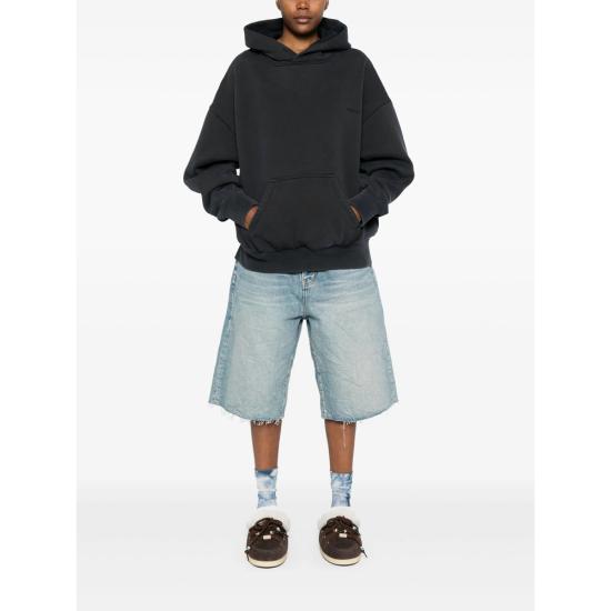 25FW 퍼플 브랜드 후드 티셔츠 P401 BFWB BLACK - PURPLE BRAND