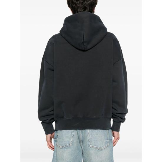 25FW 퍼플 브랜드 후드 티셔츠 P401 BFWB BLACK - PURPLE BRAND