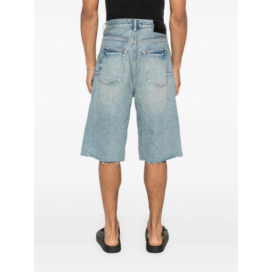 25FW 퍼플 브랜드 데님 숏팬츠 P070 SNTM BLUE - PURPLE BRAND