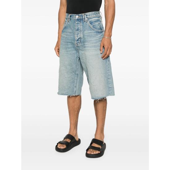 25FW 퍼플 브랜드 데님 숏팬츠 P070 SNTM BLUE - PURPLE BRAND