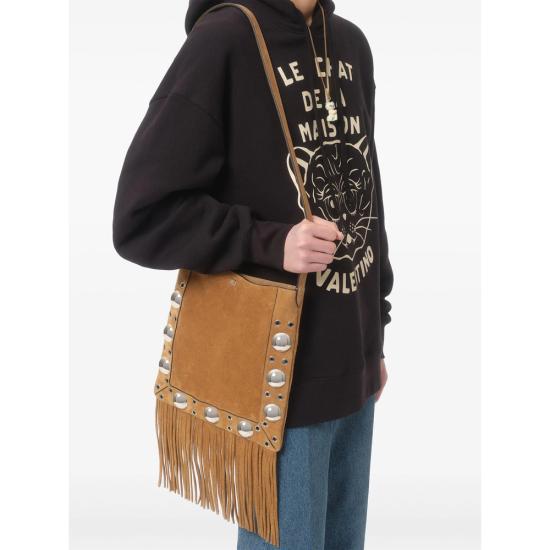 25FW 발렌티노 가라바니 후드 티셔츠 7V3MF28NB33 9RA BLACK NEUTRALS - VALENTINO GARAVANI