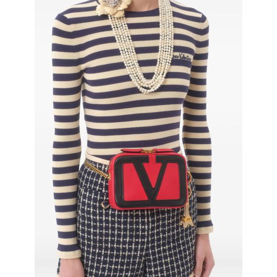 25FW 발렌티노 가라바니 긴팔 티셔츠 7B3KC66N9JD BRP BLUE NEUTRALS - VALENTINO GARAVANI