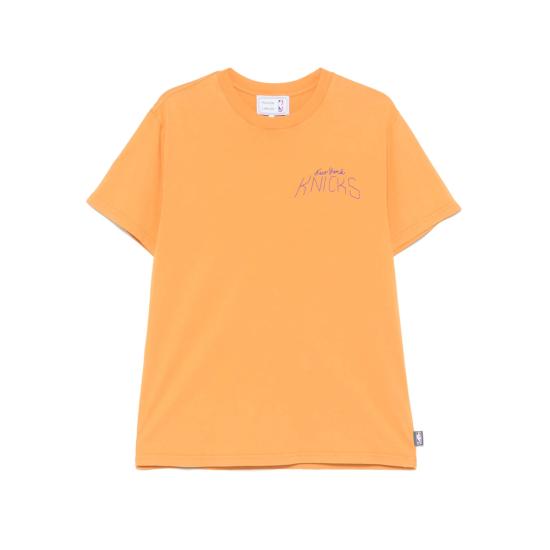25FW 메종 라비쉬 X NBA 반팔 티셔츠 WMPOPINNYKNICK ORANG ORANGE