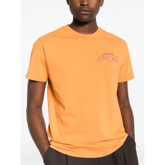 25FW 메종 라비쉬 X NBA 반팔 티셔츠 WMPOPINNYKNICK ORANG ORANGE - MAISON LABICHE X NBA
