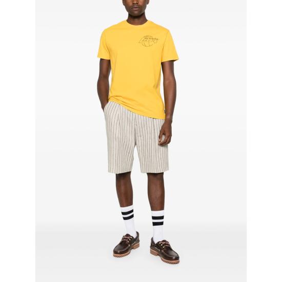 25FW 메종 라비쉬 X NBA 반팔 티셔츠 WMPOPINLALAKER YELLO YELLOW - MAISON LABICHE X NBA