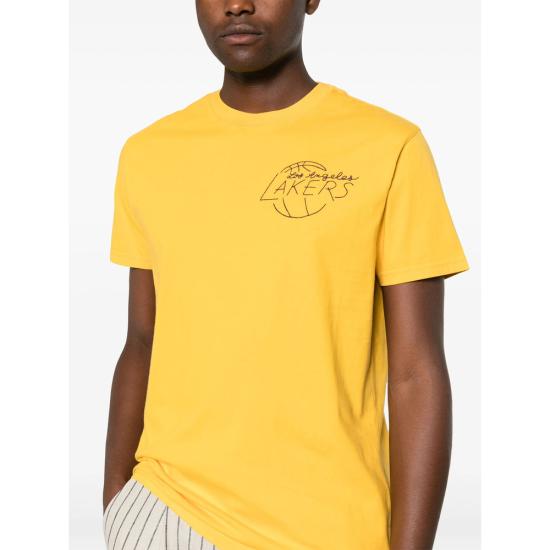 25FW 메종 라비쉬 X NBA 반팔 티셔츠 WMPOPINLALAKER YELLO YELLOW - MAISON LABICHE X NBA