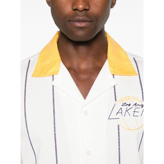 25FW Maison Labiche X Nba 반팔 셔츠 WMMORNEYLALACK IVORY WHITE - MAISON LABICHE X NBA