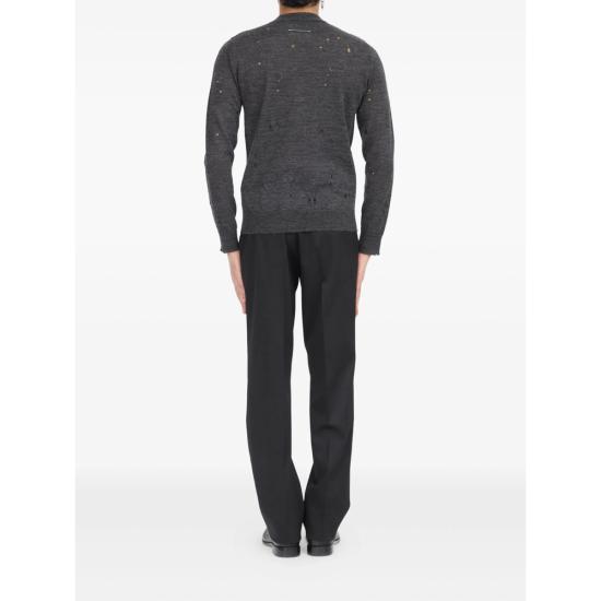 25FW MM6 메종마르지엘라 스웨터 M13134 SH0HL0033 855 GREY - MM6 MAISON MARGIELA
