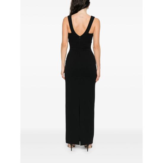 25FW 솔러스런던 롱 원피스 OS44044 BLACK - SOLACE LONDON