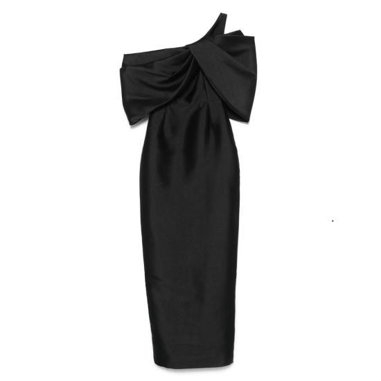 25FW 솔러스런던 롱 원피스 OS44006 BLACK