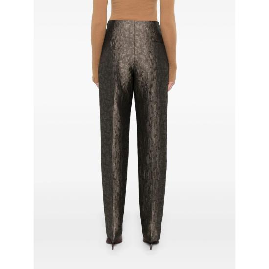 25FW 조르지오 아르마니 스트레이트 팬츠 TE16797 GW001569 MC023 BLACK - GIORGIO ARMANI