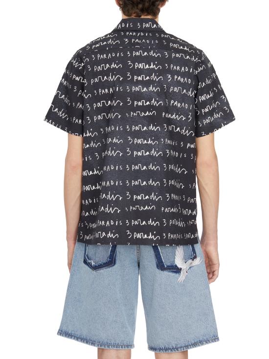  3 파라디 반팔 셔츠 HSS24150BLACK Black - 3PARADIS