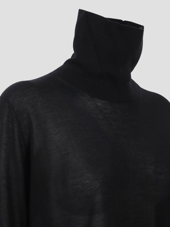 25FW 토템 터틀넥 253WRT0535YA0079 001 BLACK - TOTEME