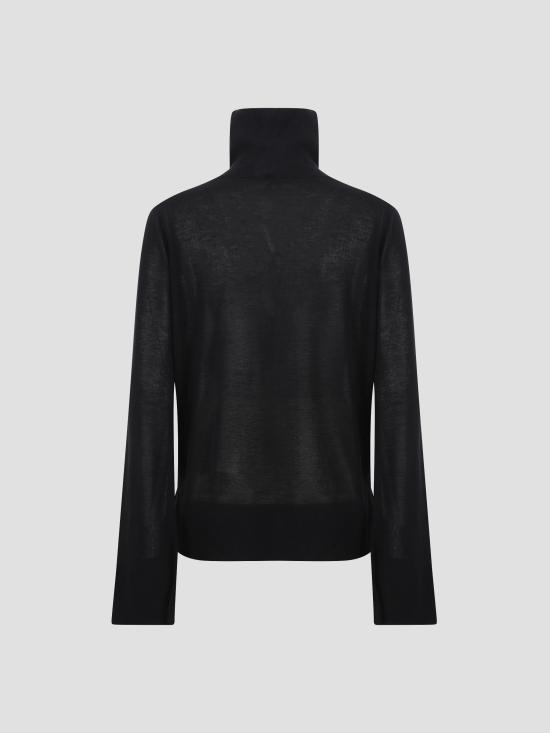 25FW 토템 터틀넥 253WRT0535YA0079 001 BLACK - TOTEME