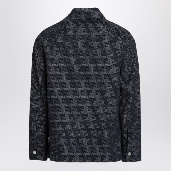 25SS 펜디 긴팔 셔츠 FW1321AUX4 Blue - FENDI