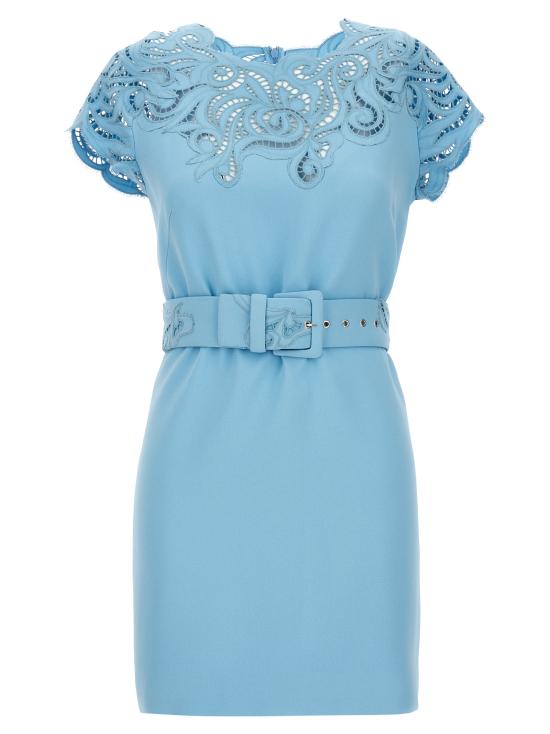  에르마노 설비노 숏 원피스 D422Q359CCILM64120 Light Blue