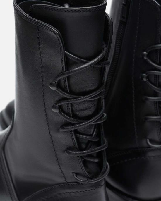  앤 드뮐미스터 부츠 Ann Demeulemeester 하이코 레이스백 앵클 - ANN DEMEULEMEESTER