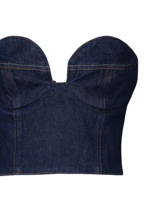  마그다뷰트림 민소매 티셔츠 104722000 NAVY Blue - MAGDA BUTRYM