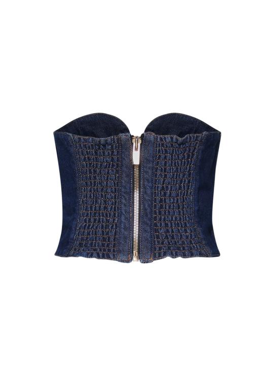  마그다뷰트림 민소매 티셔츠 104722000 NAVY Blue - MAGDA BUTRYM