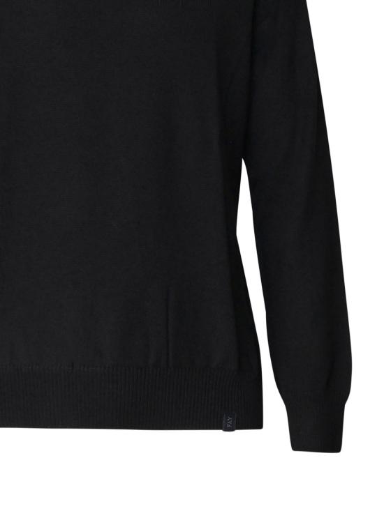  페이 터틀넥 NMMC1492440CQT B999 Black - FAY