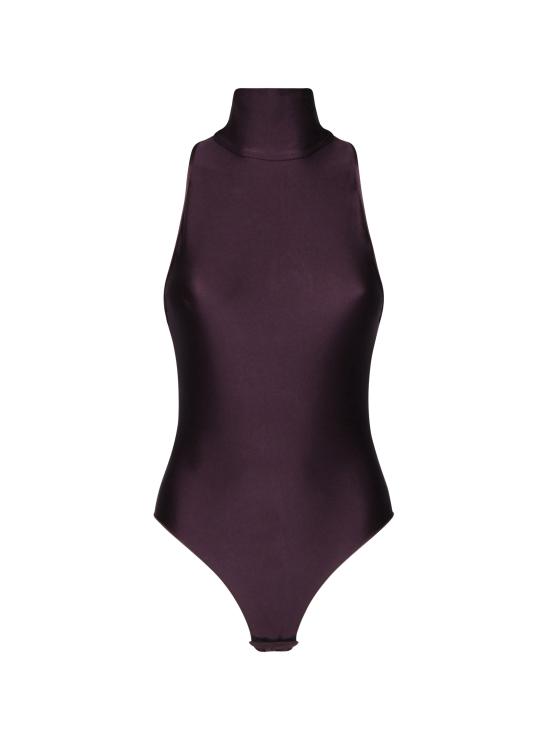 24FW 안다마네 바디수트 티셔츠 T160747A TJP062ROUGE NOIR Rouge noir - ANDAMANE