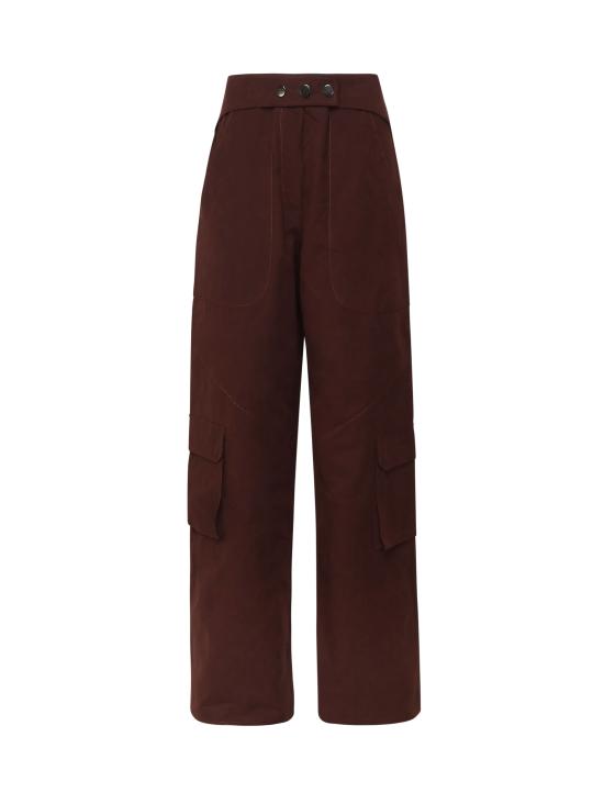  안다마네 스트레이트 팬츠 T160423A TNC171HOT CHOCOLATE - ANDAMANE