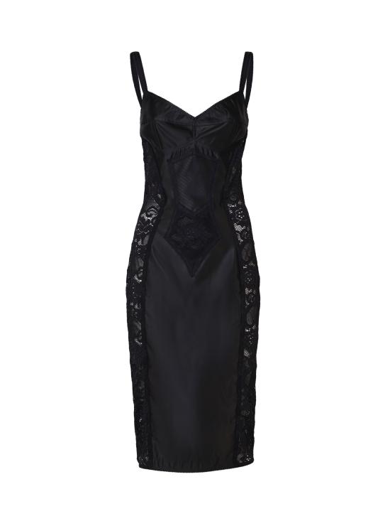  돌체앤가바나 미디 원피스 F6JKZT GDCL9N0000 Black - DOLCE & GABBANA