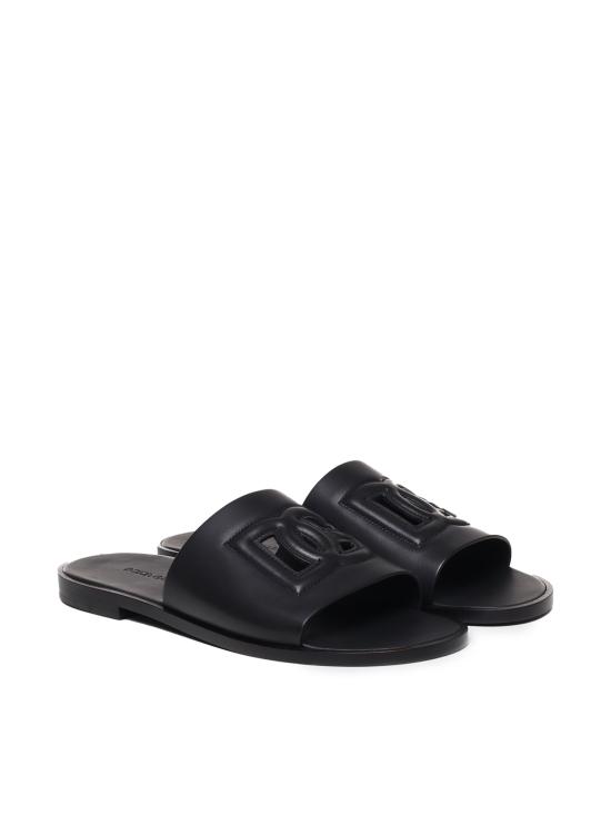 25FW 돌체앤가바나 뮬/슬리퍼 A80397 AO60280999 Black - DOLCE & GABBANA