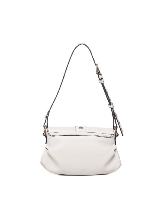  핑코 숄더백 102802 A1W9Z14Q White silk - PINKO