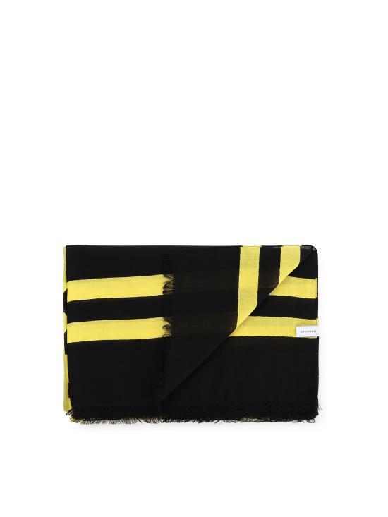  살바토레 페라가모 머플러/스카프 520122 776157003 BLACK yellow - SALVATORE FERRAGAMO