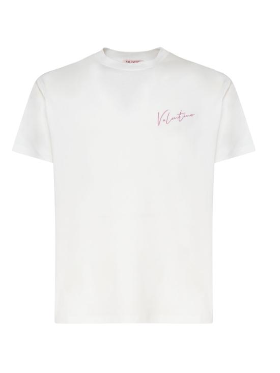 24FW 발렌티노 가라바니 반팔 티셔츠 5V0MG13A AE60BO White