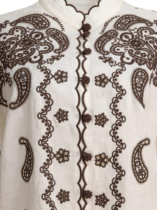 25FW 짐머만 셔츠 3287TSS253IVCH - ZIMMERMANN